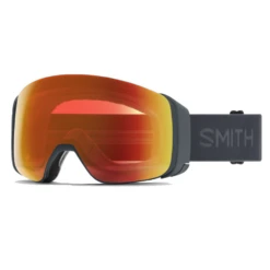 Smith 4D Mag Low Bridge Goggle -Oakley Skis Shop 4DMAG Slate ChromaPopEverydayRedMirror yythk