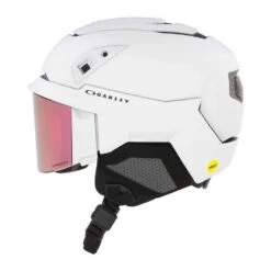Oakley Mod 7 Mips Helmet -Oakley Skis Shop Mod7MipsHelmetWHITE rosegoldiridiumside